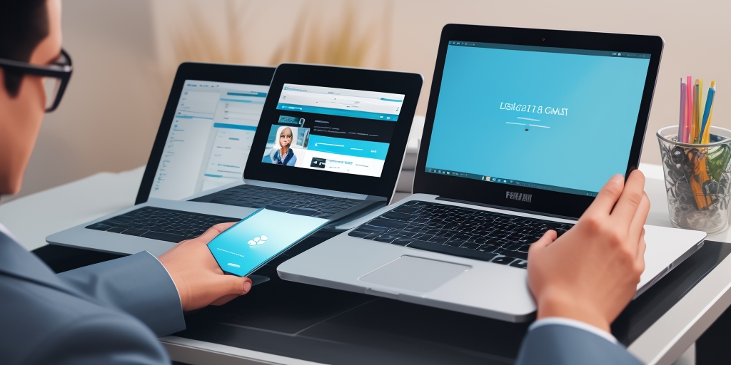 UK business owner building custom application using drag and drop web app builder interface