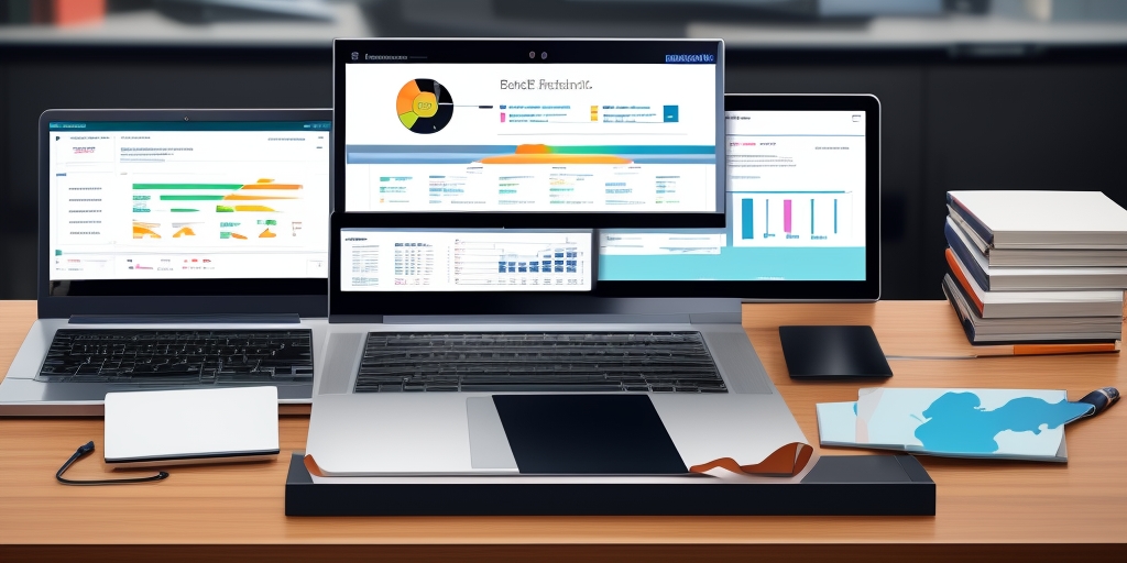 UK business professional using no code workflow builder on laptop to manage approval processes