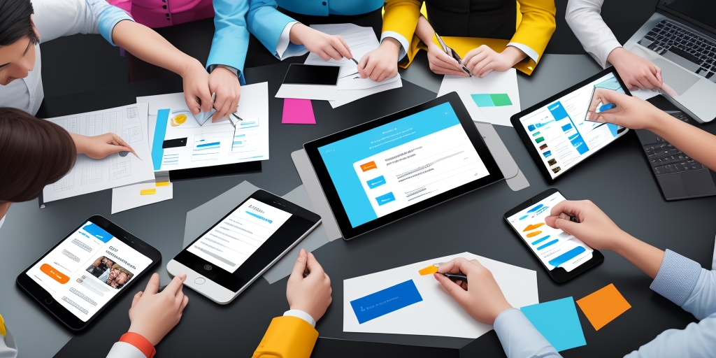 Frustrated SME team reviewing expensive developer invoices and project delays