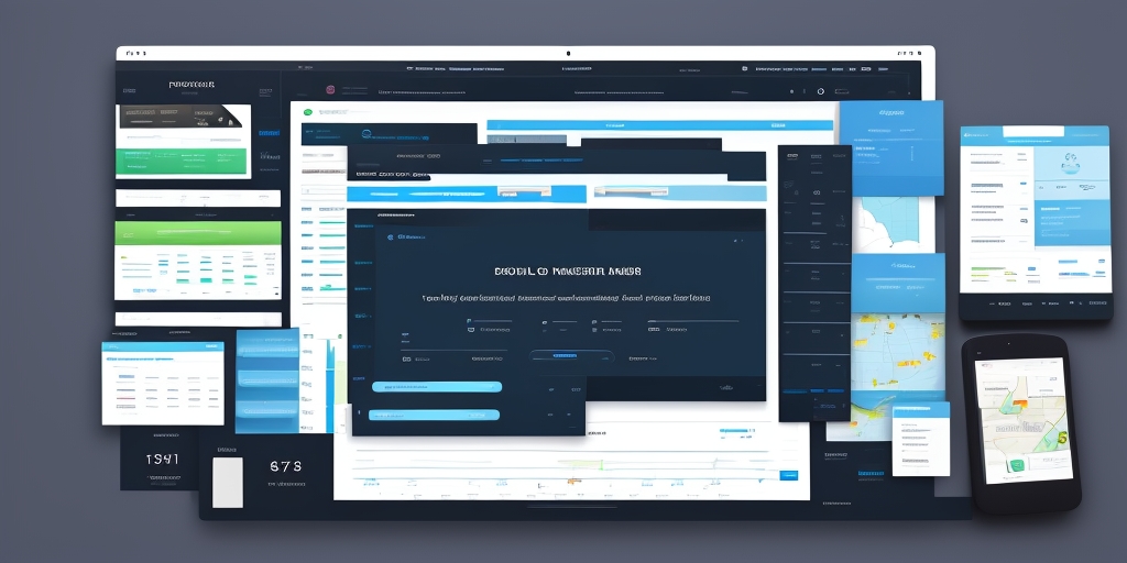 Professional no-code app builder interface showing drag-and-drop components and business logic configuration